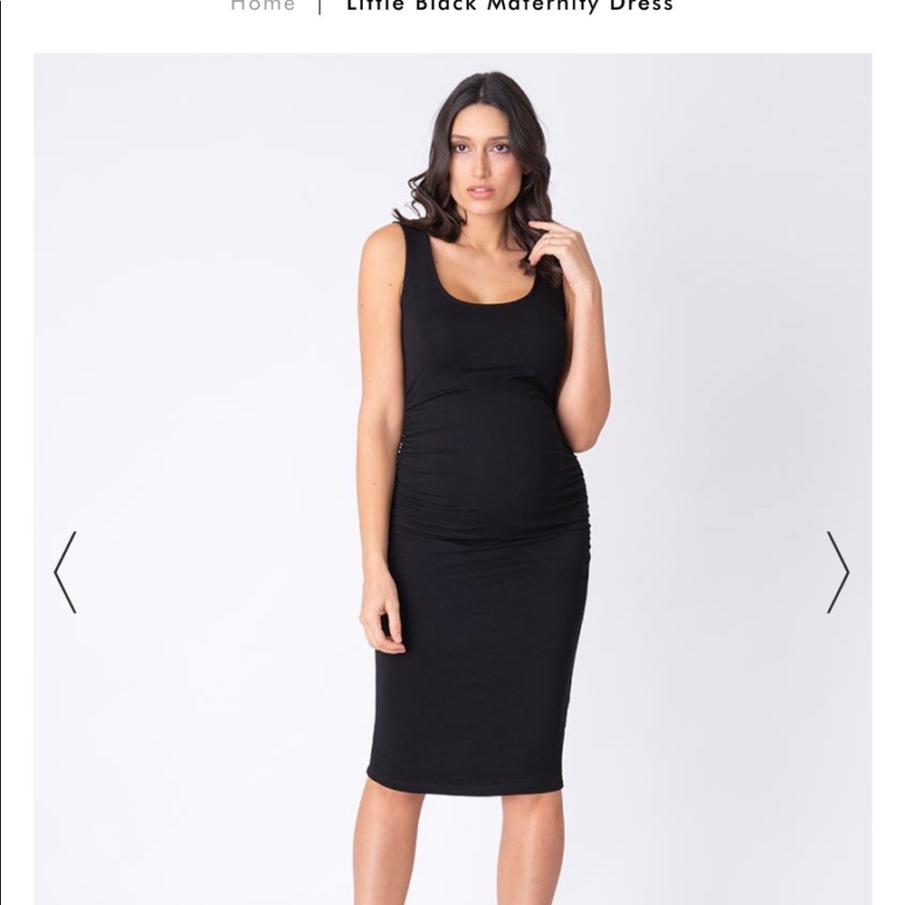 Seraphine Little Black Maternity Dress